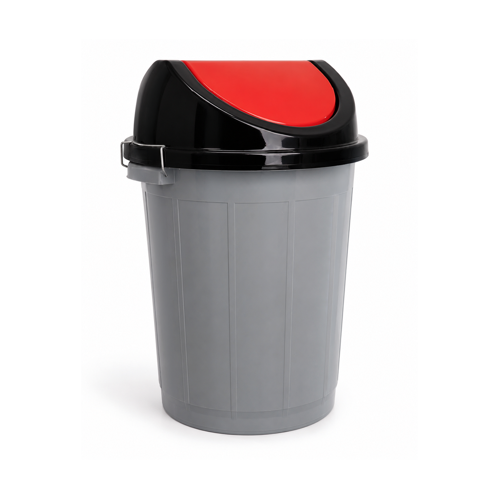 Round Dustbin 50L Swing